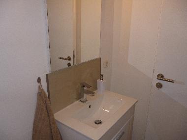 Das G�ste-WC mit Waschbecken