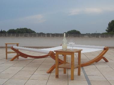 f�r die Sonnenanbeter: die gro�e Dachterrasse