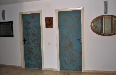 Impression bemalte Tren