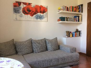 Kuschelecke im Wohnzimmer 