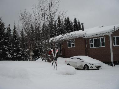 Chalet in Ste-Lucie des laurentides (Quebec) oder Ferienwohnung oder Ferienhaus