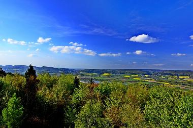 Blick vom Ludwigsturm am Wanderweg A2