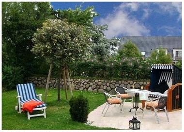 Terrasse mit Sitzecke zur Alleinnutzung www.sylter-deichwiesen.de