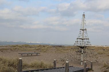 Kletterger�st am Strand