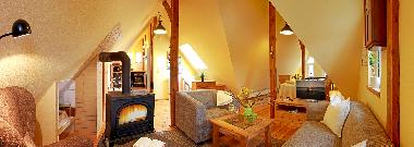 Panorama-Blick auf unser Usedomizil