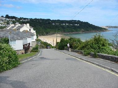 Weg zum Strand Carbis Bay