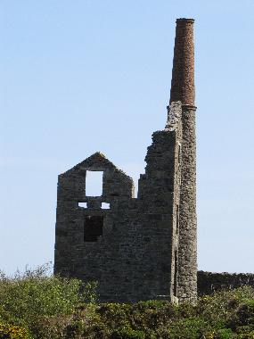 Maschinenhaus einer alten Zinnmine