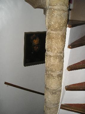 Treppe zum Dachgeschoss