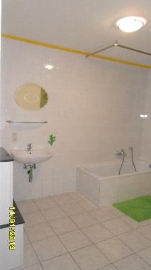 Blick in Badezimmer