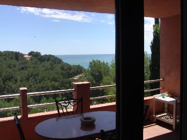 Terasse mit Meeresblick