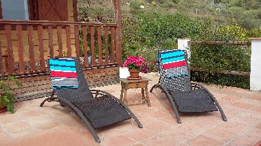 diese Liegen laden zum Sonnenbaden ein