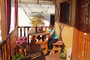 Veranda mit einem atemberaubenden Ausblick