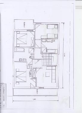 Das Dachgeschoss bietet optimal Platz f�r 2 Familien mit Kinder. Zusammen 8 Betten.