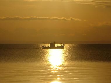 Sonnenuntergang in Psakoudia