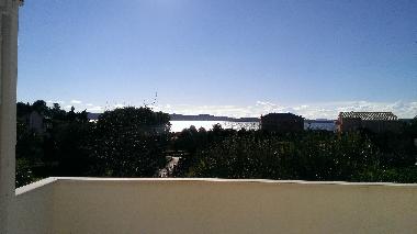 Blick zum Meer und der Insel Ugljan