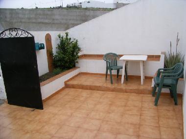 seitliche Terrasse H�uschen