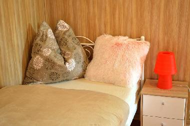 Schlafzimmer mit 2 Einzelbetten