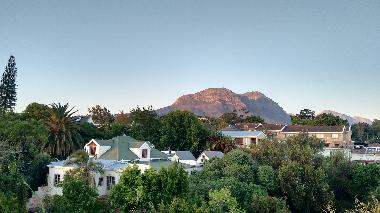 Dachterrasse mit Blick auf den Helderberg