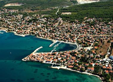 Von oben gesehen: Bibinje.