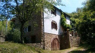 Blick vom gr. Wendeparkplatz zum Haus