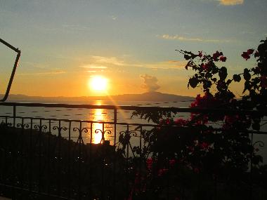 Blick vom Balkon nach Westen