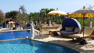 Oberer und unterer Pool