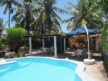 Sitzplatz am Pool
