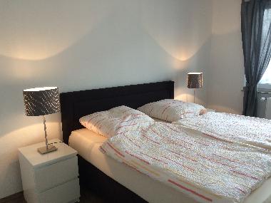 Dorsten-Ferienwohnung.de: Schlafzimmer mit Boxspringbett