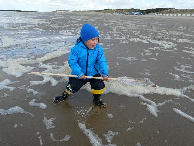 Strand bei Ebbe Ende April