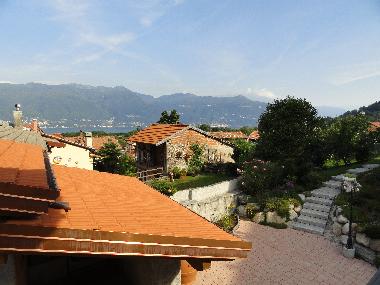 Aussicht vom Balkon