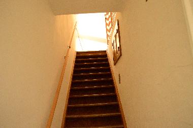 Treppe zur der Wohnung