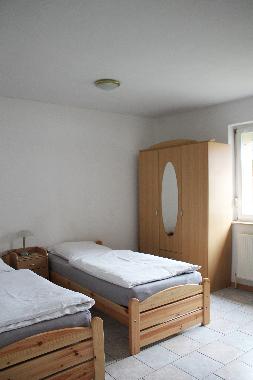 Schlafzimmer im EG des Ferienhauses