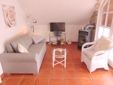 Wohnbereich OG mit Kaminofen