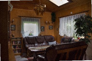 Wohnzimmer mit Klimaanlage