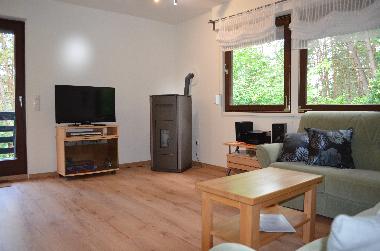 Wohnzimmer mit Pelletofen