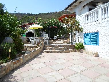 Garten-Grillplatz im freien 