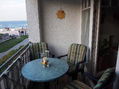 Balkon mit Meerblick