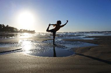Yoga am Meer