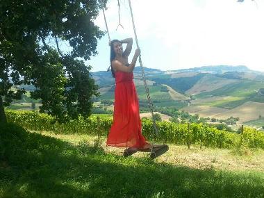 Schaukel in den Himmel