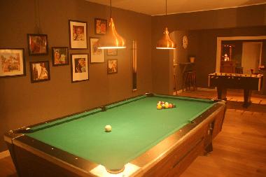 Poolbillard und Kicker