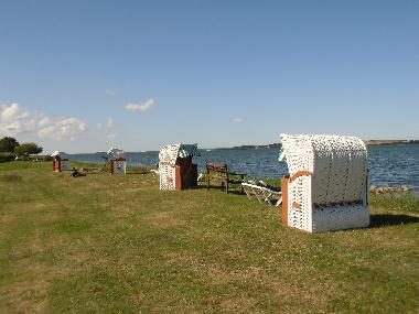 Ihr Strandkorb am Hausstrand