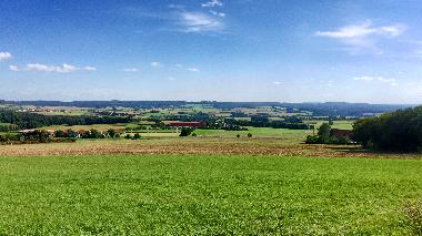 Panoramablick von der Terrasse aus !
