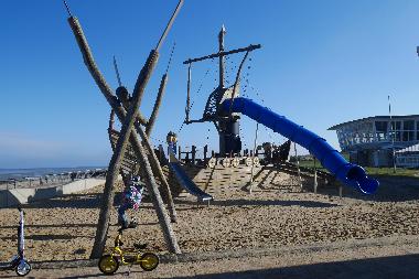 Spielplatz am Strand