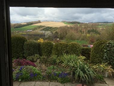 Sauerland : ****Ferienhaus HENNESEE**** : Weitblick aus dem Wohnbereich