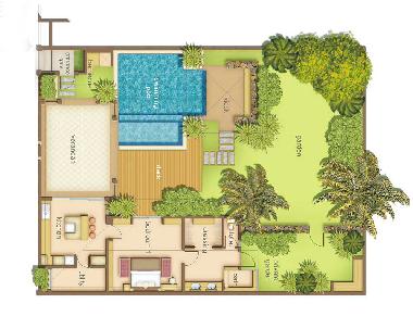 Villa in Pereybere (Pereybere) oder Ferienwohnung oder Ferienhaus