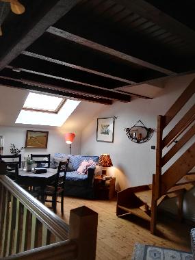 Lese-Ecke in der Galerie