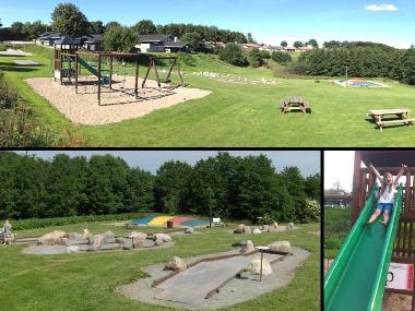 Spielplatz, Minigolf, Trampolinen, Beachvolleyballplatz, Feuerplatz und weitere Freizeitaktivit�ten
