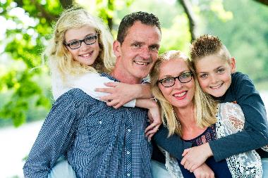 Ben, Linda, Sanne und Rutger