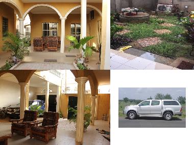 Terrasse+cour+garage:Rez de chauss�e