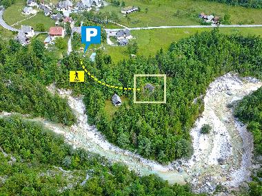 Ferienhaus in Soca (Bovec) oder Ferienwohnung oder Ferienhaus